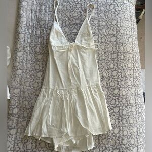 Edikted White Sleeveless Dress